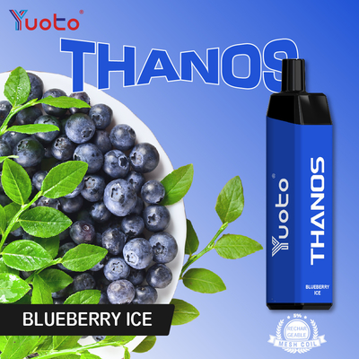 vape al por mayor de i usted al cigarrillo electrónico de la bobina recargable de la malla de la batería del barniz 650mAh del secado del soplo de Thanos 5000