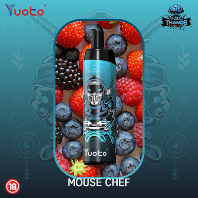 Cigarrillo de 14ML 650mAh Yuoto Thanos E, tipo C de Pen Hookah Mesh Coil With de 5000 soplos