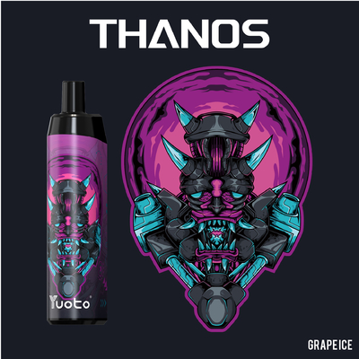 Cigarrillo de 14ML 650mAh Yuoto Thanos E, tipo C de Pen Hookah Mesh Coil With de 5000 soplos