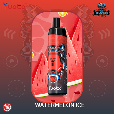 La vaina Yuoto Thanos 5000 de Vape sopla bobina líquida de la malla de la batería 650mAh de la nicotina 14ML E del 5% recargable con el tipo C