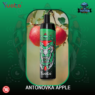 La nicotina disponible Yuoto Thanos 5000 del vaporizador el 5% sopla Pen Hookah 14ML 650mAh Mesh Coil With Type C