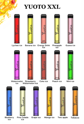Soplos disponibles 7.0Ml Juice Capacity Mango Flavor de la pluma 2500 de RoHS Yuoto Vape del CE