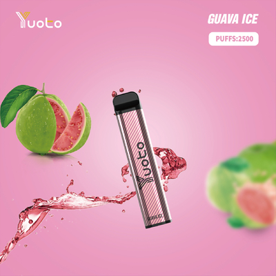 hielo disponible de la guayaba de los soplos del 2% el 5% Nic Available Yuoto XXL Vape 2500