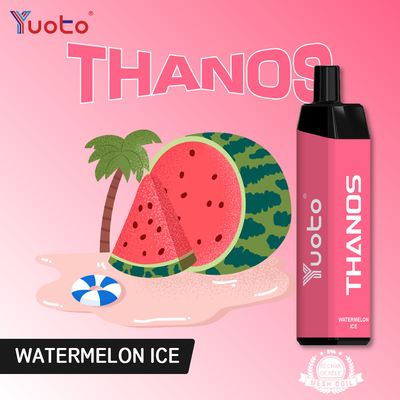 El paquete árabe Yuoto Thanos 5000 sopla batería de litio líquida 650mAh de 14ml E Mesh Coil Rechargeable Vape