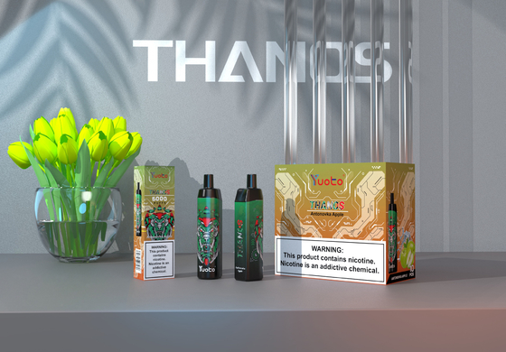 Los soplos disponibles oficiales del vape 5000 del barniz del secado del sabor del fruiot de la fábrica de Yuoto acuñan árabe del hielo