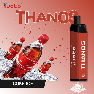 Los soplos disponibles oficiales del vape 5000 del barniz del secado del sabor del fruiot de la fábrica de Yuoto acuñan árabe del hielo