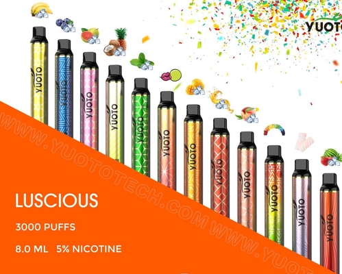Las ventas calientes venden al por mayor la vaina electrónica disponible deliciosa de Vape del cigarrillo de 3000 soplos E Vape de Vape Pen Pod Starter Kit Yuoto