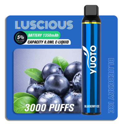 SS304 3000 sopla la vaina deliciosa disponible E Juice Device del cigarrillo de la pluma E del soplo de Vape