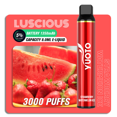 Pluma de Vape de la barra del soplo del sabor de la fruta del ODM del OEM, 8ml 3000 soplo Yuoto Vape disponible delicioso