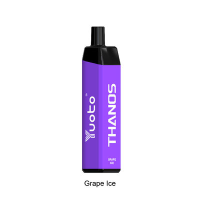 Batería recargable electrónica 650mAh de Yuoto Vape del cigarrillo de la botella disponible de los soplos de la venta al por mayor 5000 de la fábrica