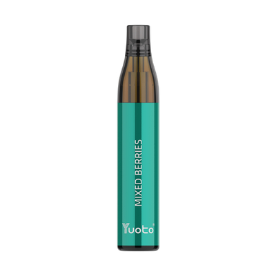Yuoto Bottlemax que abultan las plumas disponibles de Vape 600 soplos mezcló la nicotina baja el 2% TPD de las bayas