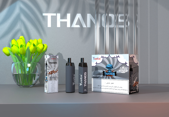 5000 bocanadas Yuoto Thanos Vapor desechable de sabor a fruta E-líquido de 14 ml Vape Pod Pen Árabe saudí