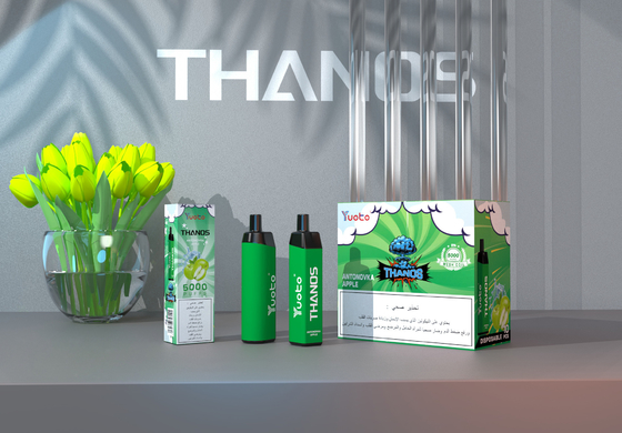 5000 bocanadas Yuoto Thanos Vapor desechable de sabor a fruta E-líquido de 14 ml Vape Pod Pen Árabe saudí