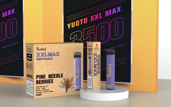 Cartucho prellenado cigarrillos máximos Mesh Coil de Yuoto XXL el 0% el 2% el 5% Nic Disposable E