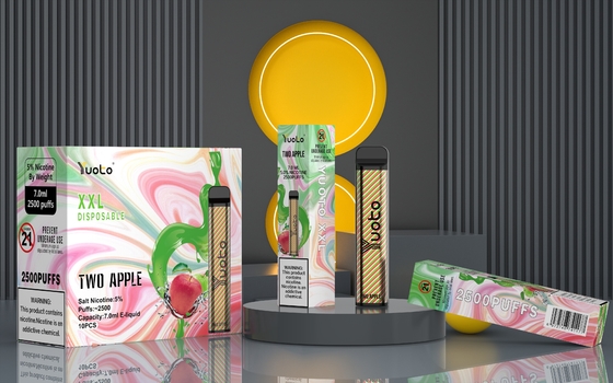 El sabor que sorprende XXL 2500 sopla dispositivo de Vape con nicotina de la sal 50mg