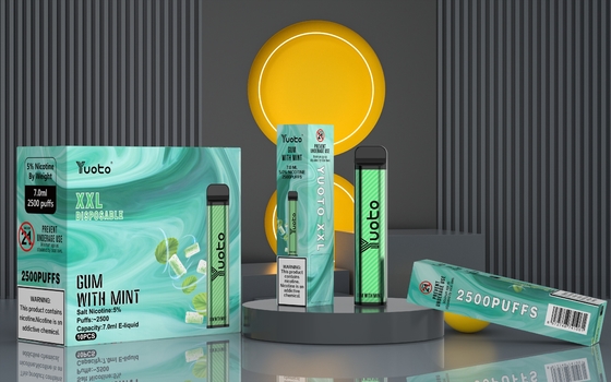 Dispositivo disponible líquido de los soplos de la capacidad 7ml Yuoto Vape XXL 2500 de E