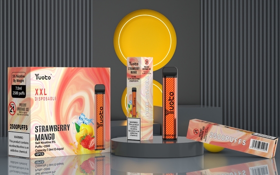 Dispositivo disponible líquido de los soplos de la capacidad 7ml Yuoto Vape XXL 2500 de E