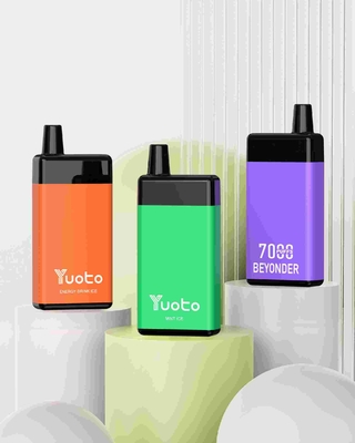 Yuoto Beyonder con sabor Vapor desechable 7000 puffs recargable libre de nicotina 5% E líquido
