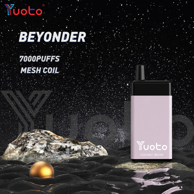 Descubre el rendimiento de Yuoto 7000 Puffs Vape Batería de 900mAh y 7000 Puffs