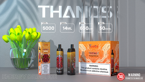 Mejore su experiencia de vapeo con Yuoto 5000 Puffs Vape 10-12W Watt 19 sabores