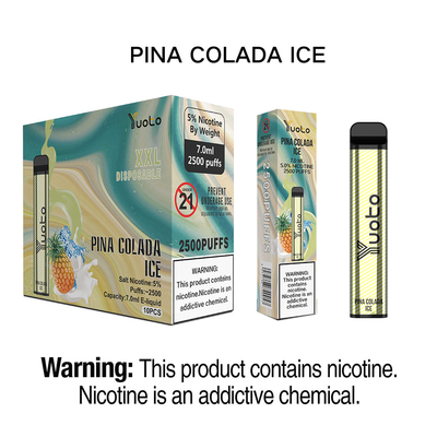 Dispositivo de vapeo de 2500 puffs para el mercado OEM/ODM