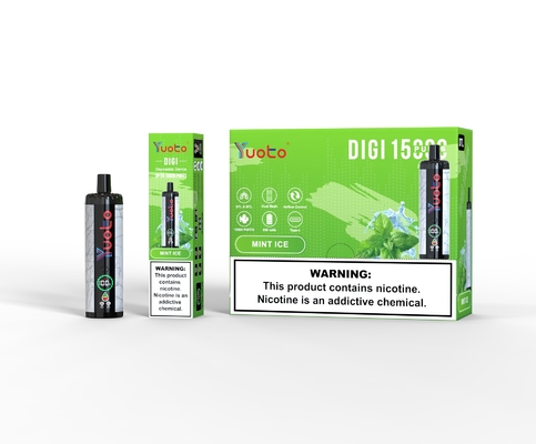 Yuoto DIGI 15000 Puffs Daul Mesh Coil Vape 20 ML Vape desechable