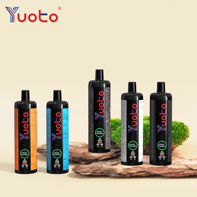 Vape desechable de plástico AL 850mAh 15000 bocanadas Flujo de aire ajustable 23 sabores DualMesh bobina