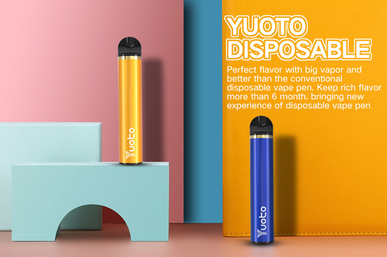 Yuoto popular Vape con la sal de alta calidad Vape disponible Yuoto original de la nicotina del 5% 1500 soplos Vape Ecigs