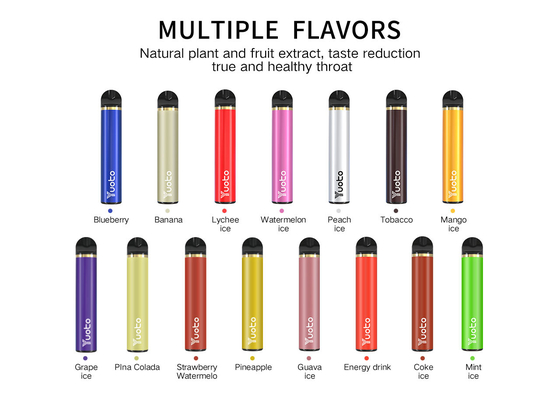 Certificado disponible de 23 de los sabores 1500 de los soplos de Vape 5ml E Juice Capacity CF del CE