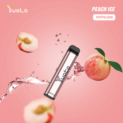 El vape de los dispositivos de la vaina de YUOTO, Vape disponible con 2500 golpes 7ml pre llenó el jugo