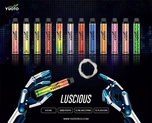 Soplo delicioso del cigarro de la vaina 1350mAh de los vapes 8ml de la pluma del shisha de los soplos del vape 3000 del cigarrillo de Yuoto e del vape disponible