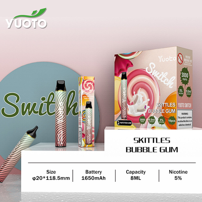 2 sabores 3000 soplos Vape disponible ninguna aprobación de MSDS que se escapa FDA