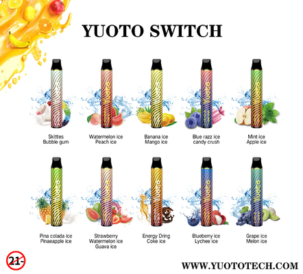 2 sabores 3000 soplos Vape disponible ninguna aprobación de MSDS que se escapa FDA