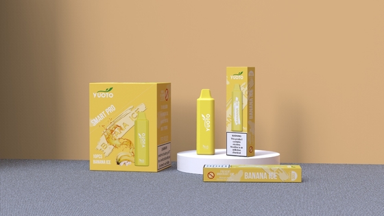 Línea cuadrada del FAVORABLE 1500puff 2-5%Mg E cig disponible ELEGANTE de YUOTO con la batería 800mAh