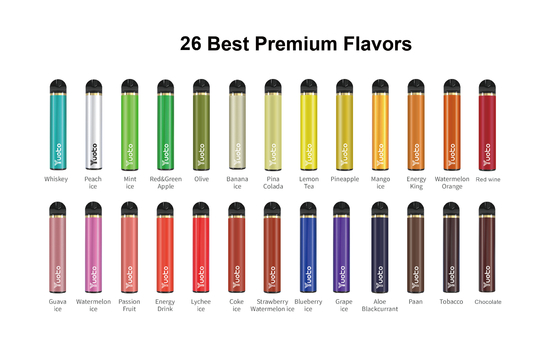 Certificado disponible de 23 de los sabores 1500 de los soplos de Vape 5ml E Juice Capacity CF del CE