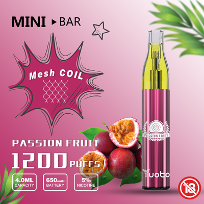 El ODM 1200 sopla Vape, 5 que el vapor de la sal de la nicotina para los Cigs de E va de fiesta