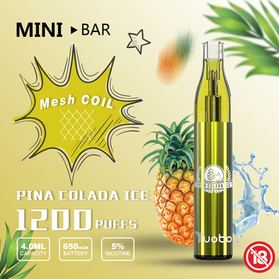 El ODM 1200 sopla Vape, 5 que el vapor de la sal de la nicotina para los Cigs de E va de fiesta
