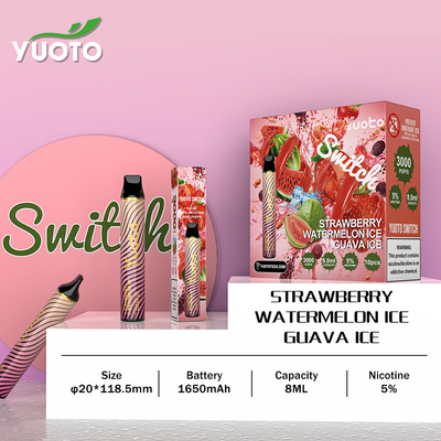 El gusto permutable 3000 golpeó la pluma disponible de Vape para la relajación