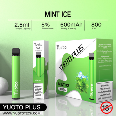 Yuoto más 800 la fresa mezclada de la frambuesa del arándano del sabor del cigarrillo 32g 11 de los soplos E
