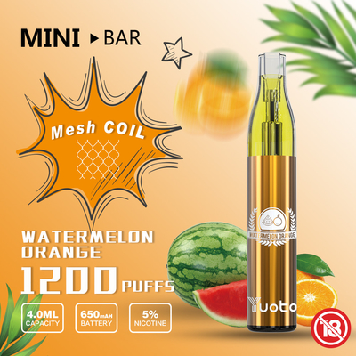 el cigarrillo disponible Vape de 4ml E encierra el soplo 1200 con la batería 650mah
