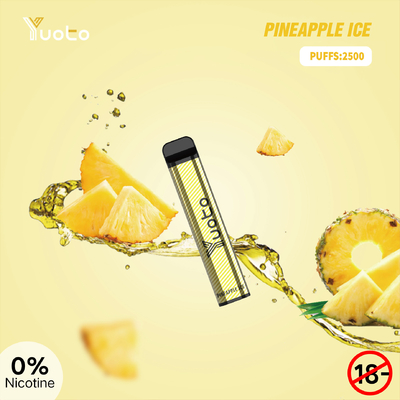 SS304 Yuoto XXL 2500 sopla batería disponible de Vape 1650mAh para relaja la barra del soplo