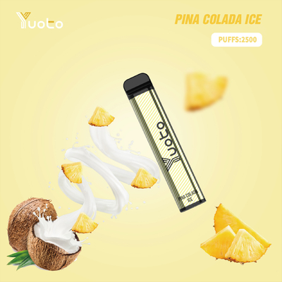 Vaina original del vape de la fábrica de la forma del eliquid del xxl 2500puffs 1200mah 7ml de Yuoto del yuoto del yuotovape disponible cuadrado del vape en China