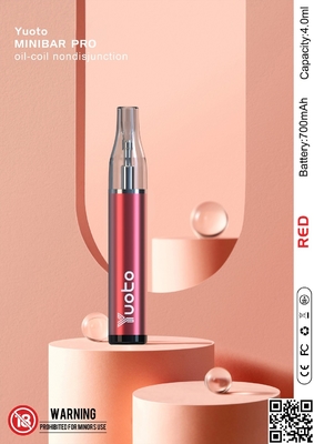 Líquido disponible de encargo del repuesto e de Vapes 4ml del minibar de Yuoto