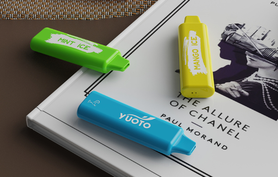 E-jugo disponible Capaticy de Ecig 3.7V 5.0ml del favorable 1500 soplo elegante de Yuoto