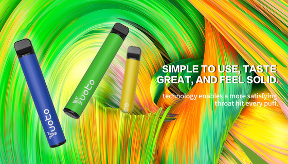 Yuoto 800 sopla Vape con el área 2,5 ml Juice Capacity de Origal de 11 sabores