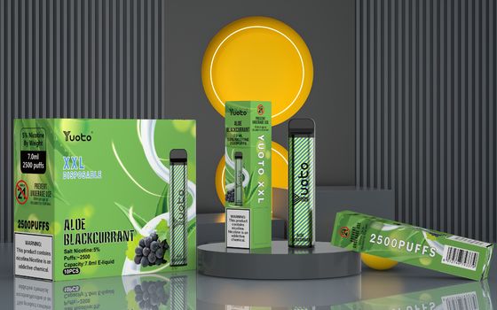 Yuoto Vapor desechable XXL 2500 Puffs Dispositivo Sabores de menta