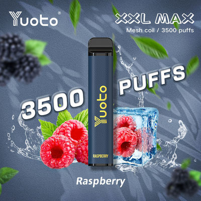 XXL Yuoto Vapor desechable MAX 3500 Puffs Dispositivo sabores 9 ml