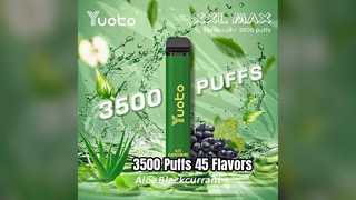 Yuoto XXL MAX 3500 Puffs 45 Sabores