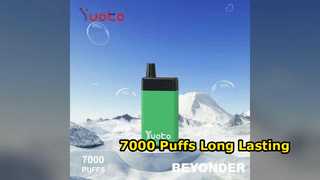 Dispositivo recargable Yuoto Beyonder 7000 Puffs